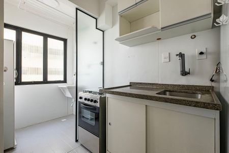 Sala/Cozinha de apartamento para alugar com 1 quarto, 51m² em Pinheiros, São Paulo