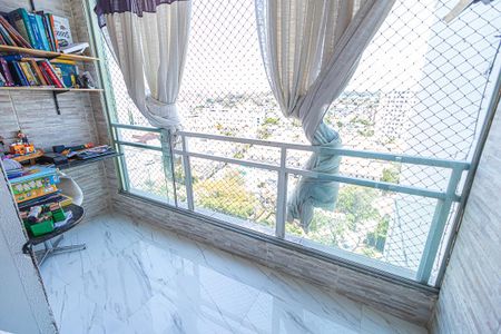 Varanda da Sala de apartamento à venda com 2 quartos, 110m² em Castelo, Belo Horizonte