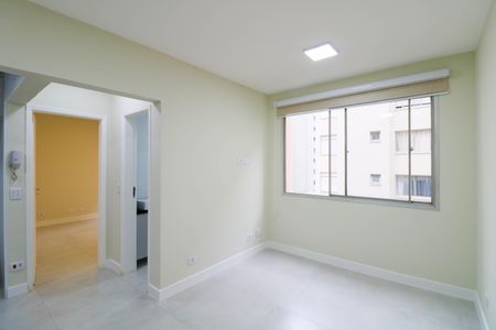 Sala de apartamento à venda com 1 quarto, 58m² em Brooklin, São Paulo