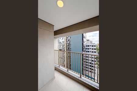 Studio para alugar com 27m², 1 quarto e sem vagaVaranda