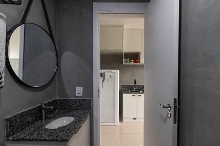 Studio à venda com 25m², 1 quarto e sem vaga Studio à venda com 25m², 1 quarto e sem vagaBanheiro
