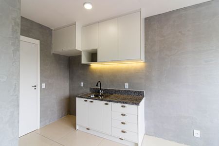 Cozinha de kitnet/studio à venda com 1 quarto, 25m² em Barra Funda, São Paulo