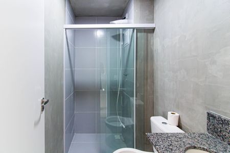 Banheiro Social de kitnet/studio à venda com 1 quarto, 25m² em Barra Funda, São Paulo