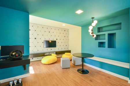 Apartamento para alugar com 37m², 2 quartos e 1 vaga Apartamento para alugar com 37m², 2 quartos e 1 vagaSalão de jogos