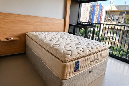 Dormitório - Varanda de kitnet/studio para alugar com 1 quarto, 21m² em Bela Vista, São Paulo