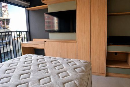 Studio para alugar com 21m², 1 quarto e sem vagaDormitório - Varanda