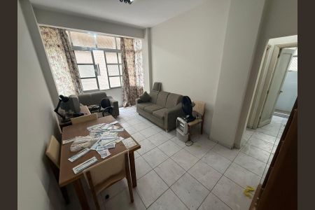 Sala de apartamento para alugar com 1 quarto, 80m² em José Menino, Santos