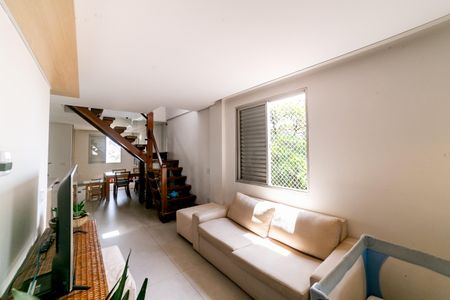 Sala de apartamento à venda com 4 quartos, 155m² em Santo Antônio, Belo Horizonte