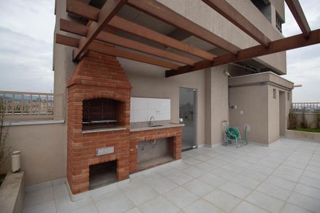 Studio para alugar com 32m², 1 quarto e sem vaga Studio para alugar com 32m², 1 quarto e sem vagaÁrea comum - Churrasqueira
