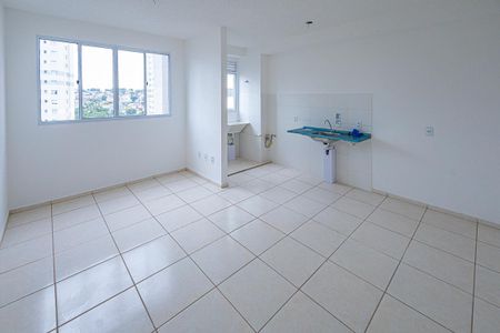 sala  de apartamento para alugar com 2 quartos, 44m² em Mantiqueira, Belo Horizonte