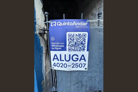 Casa para alugar com 23m², 1 quarto e sem vaga Casa para alugar com 23m², 1 quarto e sem vagaPlaca