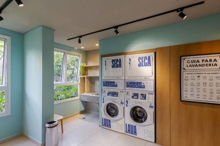 Studio à venda com 27m², 2 quartos e sem vagaLavanderia