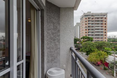 Studio para alugar com 27m², 1 quarto e sem vaga Studio para alugar com 27m², 1 quarto e sem vagaSacada