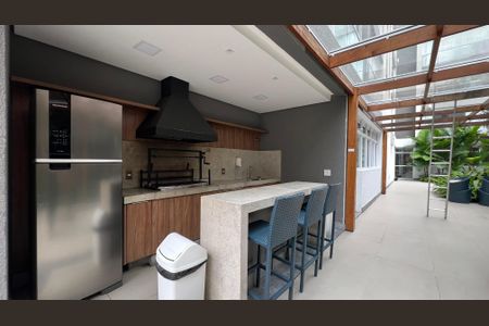 Studio à venda com 41m², 1 quarto e 1 vagaChurrasqueira