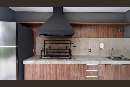 Studio à venda com 41m², 1 quarto e 1 vagaChurrasqueira