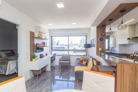 Sala de apartamento para alugar com 1 quarto, 42m² em Passo d’Areia, Porto Alegre