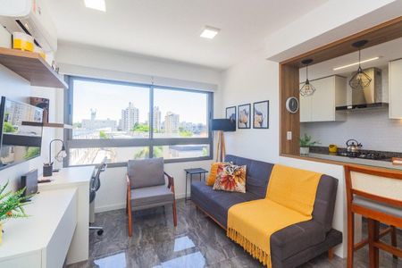 Sala de apartamento para alugar com 1 quarto, 42m² em Passo d’Areia, Porto Alegre