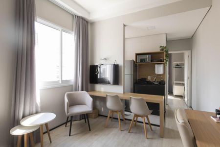 Sala de apartamento à venda com 1 quarto, 30m² em Santa Cecilia, São Paulo