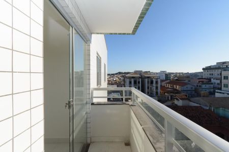 Varanda da Sala de apartamento à venda com 3 quartos, 156m² em Santa Cruz Industrial, Contagem