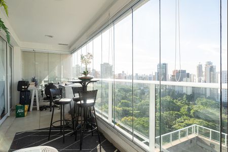 Varanda da Sala de apartamento à venda com 1 quarto, 51m² em Consolação, São Paulo