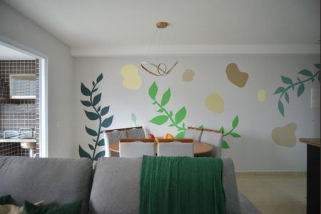 Sala de apartamento à venda com 3 quartos, 100m² em Vila Assunção, Santo André