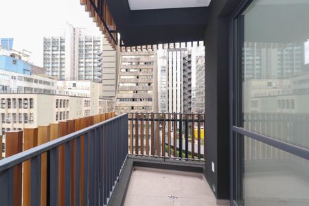 Varanda de kitnet/studio à venda com 1 quarto, 27m² em Jardim Paulista, São Paulo