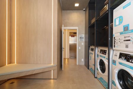 Studio à venda com 27m², 1 quarto e sem vaga Studio à venda com 27m², 1 quarto e sem vagaLavanderia