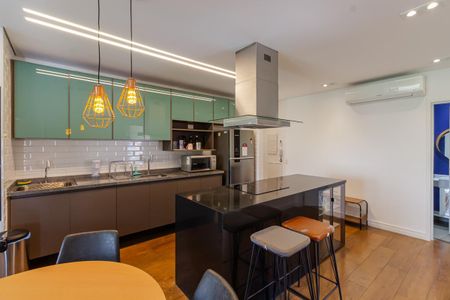 Cozinha de apartamento para alugar com 2 quartos, 72m² em Indianópolis, São Paulo