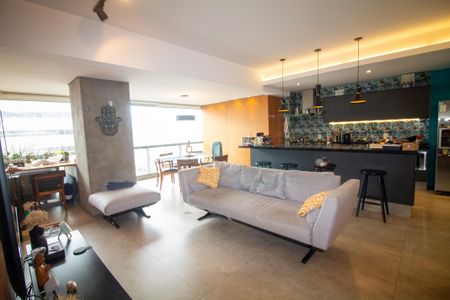 Sala de apartamento à venda com 2 quartos, 93m² em Chácara Santo Antônio (zona Sul), São Paulo