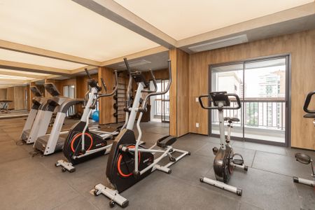 Studio para alugar com 25m², 1 quarto e sem vaga Studio para alugar com 25m², 1 quarto e sem vagaAcademia