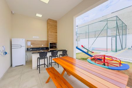 Área comum - Churrasqueira de apartamento para alugar com 2 quartos, 43m² em Jardim Jacinto, Jacareí