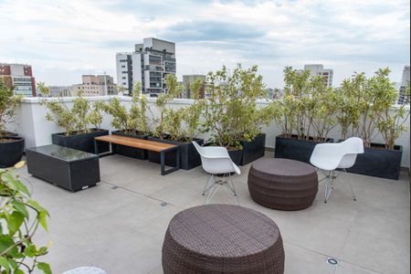 Apartamento para alugar com 39m², 1 quarto e 1 vaga Apartamento para alugar com 39m², 1 quarto e 1 vagaÁrea comum - Churrasqueira