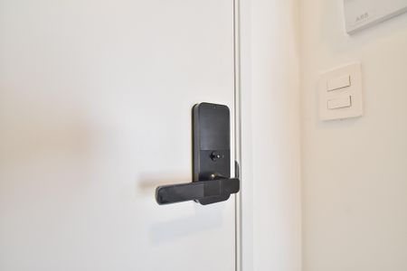 Apartamento para alugar com 39m², 1 quarto e 1 vaga Apartamento para alugar com 39m², 1 quarto e 1 vagaFechadura digital