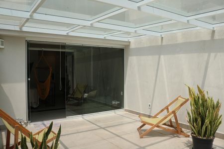 Studio para alugar com 48m², 1 quarto e 1 vagaVaranda