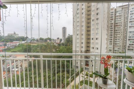 Varanda da sala de apartamento à venda com 3 quartos, 78m² em Centro, Diadema