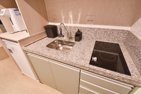 Studio para alugar com 34m², 1 quarto e sem vaga Studio para alugar com 34m², 1 quarto e sem vagaCozinha