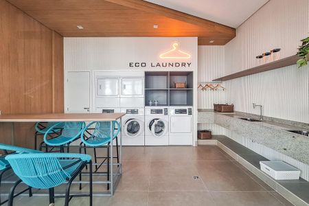 Studio para alugar com 34m², 1 quarto e sem vaga Studio para alugar com 34m², 1 quarto e sem vagaLavanderia