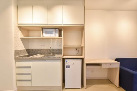 Studio para alugar com 34m², 1 quarto e sem vaga Studio para alugar com 34m², 1 quarto e sem vagaCozinha