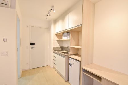 Studio para alugar com 34m², 1 quarto e sem vaga Studio para alugar com 34m², 1 quarto e sem vagaCozinha