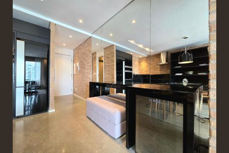 Cozinha de apartamento para alugar com 1 quarto, 72m² em Vila Nova Conceição, São Paulo
