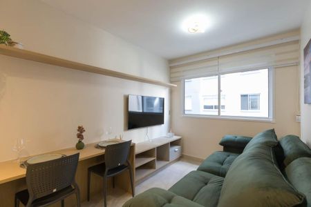 Sala de apartamento para alugar com 1 quarto, 27m² em República, São Paulo