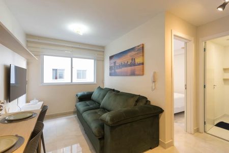 Sala de apartamento para alugar com 1 quarto, 27m² em República, São Paulo