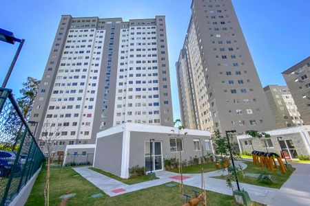 Apartamento à venda com 44m², 2 quartos e 1 vagaFachada do bloco