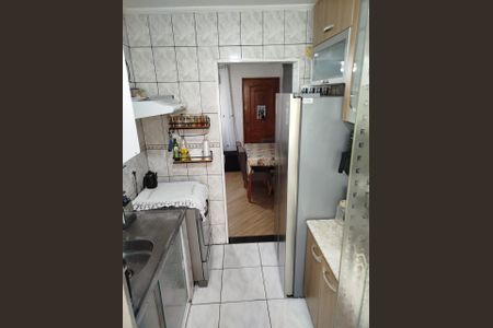 Cozinha de apartamento à venda com 2 quartos, 42m² em Serraria, Diadema
