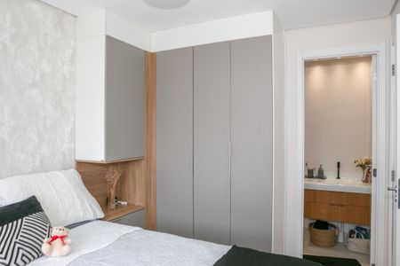 Quarto Suíte de apartamento à venda com 1 quarto, 27m² em Várzea da Barra Funda, São Paulo