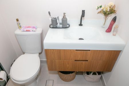 Banheiro da Suíte de apartamento à venda com 1 quarto, 27m² em Várzea da Barra Funda, São Paulo