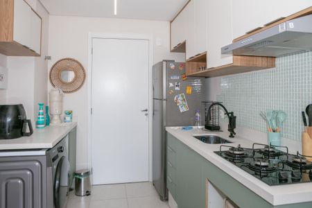 Apartamento à venda com 27m², 1 quarto e sem vagaCozinha e Área de Serviço
