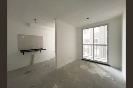 Sala e Cozinha de apartamento à venda com 2 quartos, 41m² em Jardim America da Penha, São Paulo
