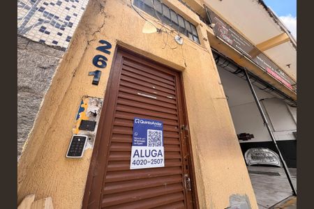 Studio para alugar com 20m², 1 quarto e sem vagaFachada + plaquinha 