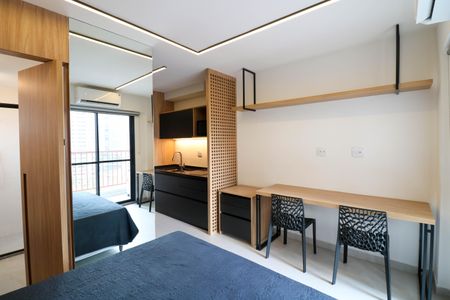 Studio de kitnet/studio para alugar com 1 quarto, 26m² em Jardim das Acacias, São Paulo